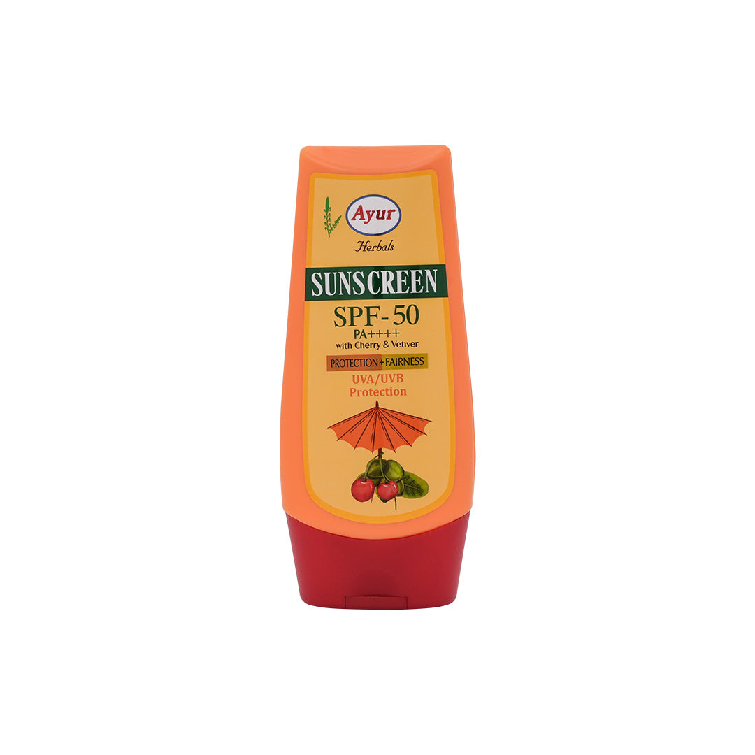 SUNSCREEN SPF-50 WITH CHERRY & VETIVER